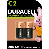 Duracell Batteri genopladelig C 3000mAh 2stk/pak