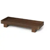 Ferm Living Bon træbakke X-Small Smoked oak