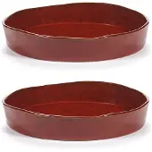 Serax La Mère dyb tallerken S Ø20 cm 2 stk Venetian red