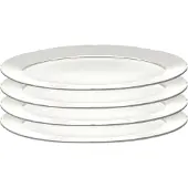 Serax Silhouette oval tallerken M 15x24,5 cm 4 stk White