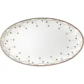 Wik & Walsøe Julemorgen serveringsfad, oval 20 cm