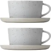 Blomus Sablo tekop med underkop 25 cl 2 stk Cloud