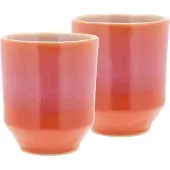 Villa Collection Styles krus 18 cl 2-pak Lilla-orange