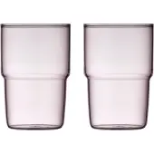 Lyngby Glas Torino glas 40 cl 2-pak Pink