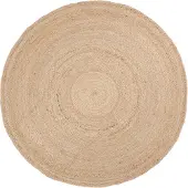 Dixie Elin tæppe natural Ø125 cm