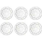 La Rochère Versailles assiet 6 pak Glas