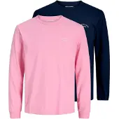 Jack & jones Junior Shirts 'JJCollege' marin / lyserød