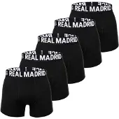 Real Madrid Boksershorts sort / hvid
