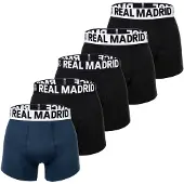 Real Madrid Boksershorts marin / sort / hvid