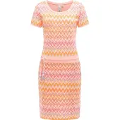 Ragwear Kjole 'Youmodo' lyseblå / brun / orange-meleret