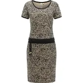 Ragwear Sommerkjole 'Baomi Zoo Youmodo' beige / sort