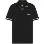 BOSS Active poloshirt med slim fit og signaturstribede detaljer