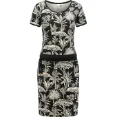 Ragwear Sommerkjole 'Baomi Tropic Youmodo' khaki / sort