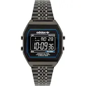 Adidas Originals Digitalur 'Ao Street' blå / sølvgrå