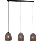 Eglo BARLASTON LANGBORD 3L E27 SORT/GRÅ