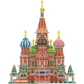 Cubic CubicFun ST. Basil’s Cathedral, 222 stk, Bygninger, 7 År