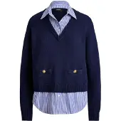 Ralph Lauren Pullover blå / marin / hvid