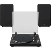 Kanto Audio Kanto OBI3 Turntable with Kanto Ora Speakers Matte Black