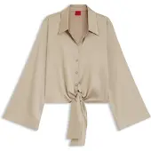 HUGO Errika 10260682 Red Langærmet Bluse