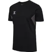 Hummel Funktionsskjorte 'Authentic' grå / sort / hvid