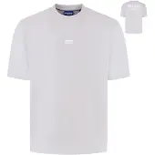 HUGO Loose fit T-shirt i bomuld og med logografik