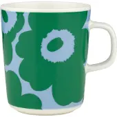 Marimekko Unikko krus 25 cl White-green-light blue