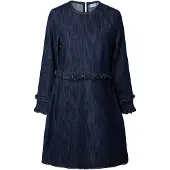 Pieces Pcgeggo Flæse Denimkjole