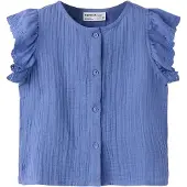Name it Bluse dueblå