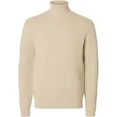 Selected Pullover 'SLHDane' beige