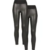Urban Classics Faux Leather High Waist Leggings 2 Enheder