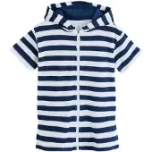 Next Badekåbe navy / hvid