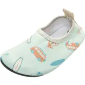 Playshoes Strand-/badesko creme / turkis / azur / orange