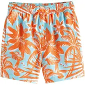 Next Badeshorts himmelblå / hummer / hvid
