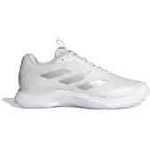 Adidas Dame Avacourt 2 Clay Tennis Sko Cloud White/Silver Metallic/Hvid