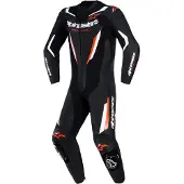 Alpinestars GP-Force V2 1-delt Læderdragt Sort/Hvid/Rød 48