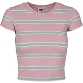 Urban Classics Shirts opal / lyserød / hvid