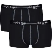 Sloggi Boksershorts sort / hvid
