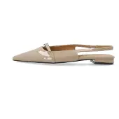 Bianco Slingpumps 'Bari' beige