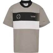 Hummel Shirts mudderfarvet / sort / hvid