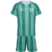 Hummel Sportsdragt jade / mørkegrøn / hvid