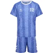 Hummel Sportsdragt royalblå / lyseblå / hvid