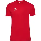 Hummel Funktionsskjorte 'Go 2.0' knaldrød / hvid