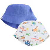 Next Hat violetblå / lyseorange / hvid