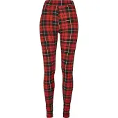 Urban Classics Leggings rød / sort / hvid