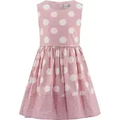Happy girls Kjole creme / gammelrosa