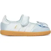 Adidas Originals Ballerinasko 'Samba Jane' lyseblå / hvid