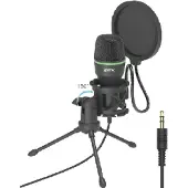 Mtk mikrofon med støjreduktion og tripod. Mini Jack