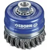 Osborn 0002608155 M140.50 Mm Stål Kopbørste Med Snoet Tråd