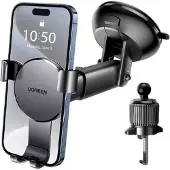 UGREEN Gravity Phone Holder with Suction Cup - Black