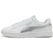 Puma Rickie Classic Youth Sneakers, Shoes, White/Silver, 38.5